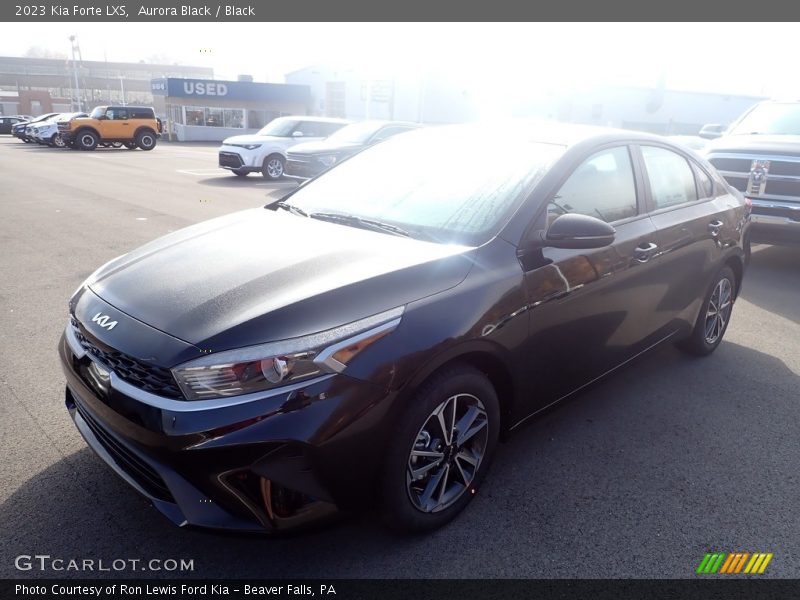 Aurora Black / Black 2023 Kia Forte LXS