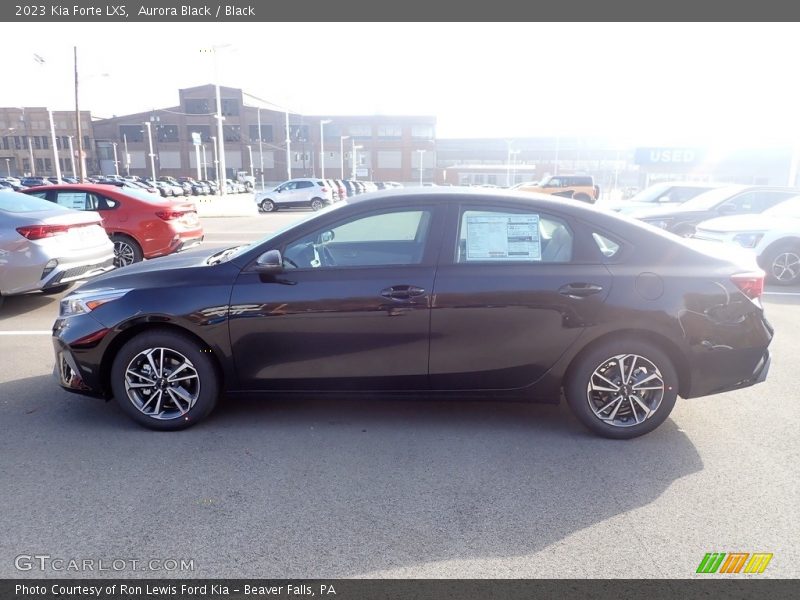 Aurora Black / Black 2023 Kia Forte LXS
