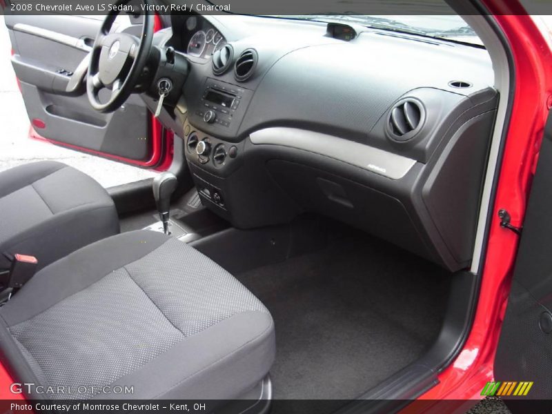 Victory Red / Charcoal 2008 Chevrolet Aveo LS Sedan