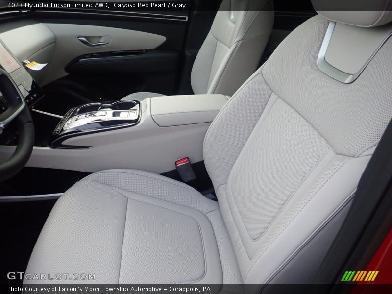 Calypso Red Pearl / Gray 2023 Hyundai Tucson Limited AWD