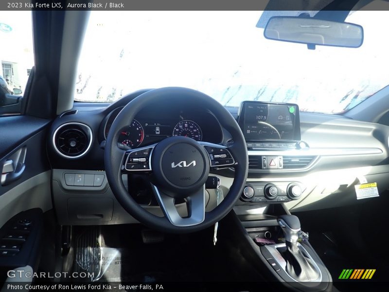 Aurora Black / Black 2023 Kia Forte LXS