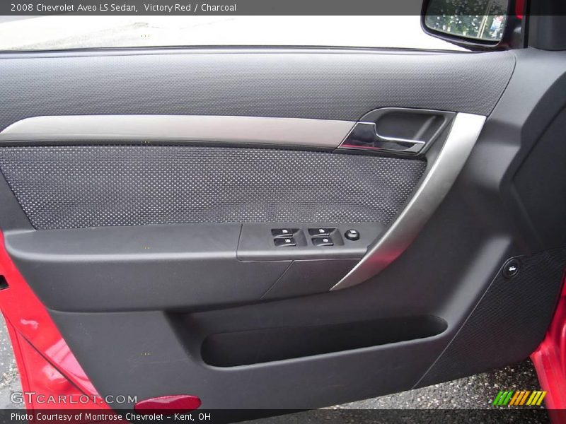 Victory Red / Charcoal 2008 Chevrolet Aveo LS Sedan