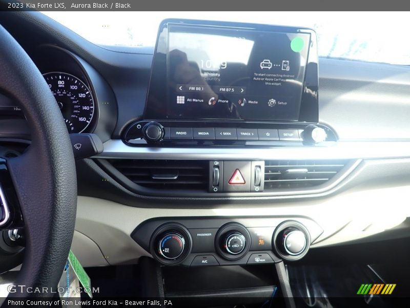 Aurora Black / Black 2023 Kia Forte LXS
