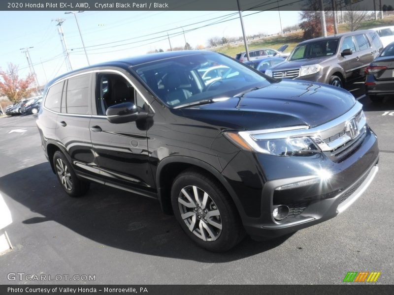 Crystal Black Pearl / Black 2020 Honda Pilot EX-L AWD