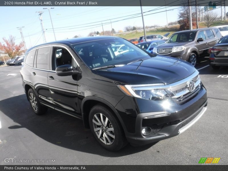 Crystal Black Pearl / Black 2020 Honda Pilot EX-L AWD