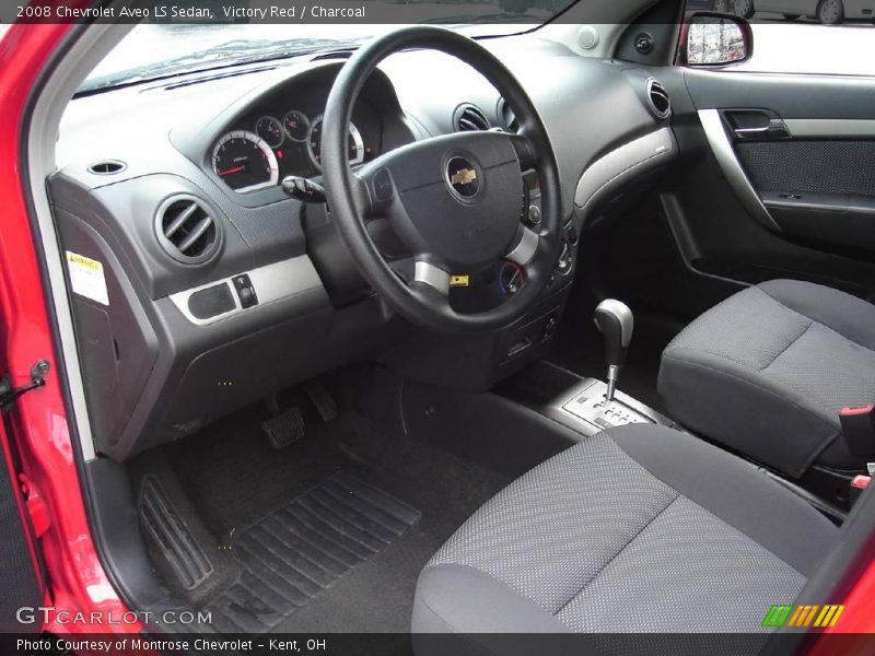 Victory Red / Charcoal 2008 Chevrolet Aveo LS Sedan
