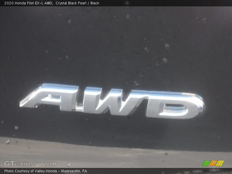 Crystal Black Pearl / Black 2020 Honda Pilot EX-L AWD