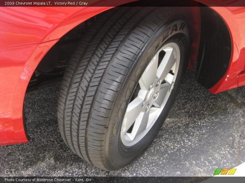 Victory Red / Gray 2009 Chevrolet Impala LT