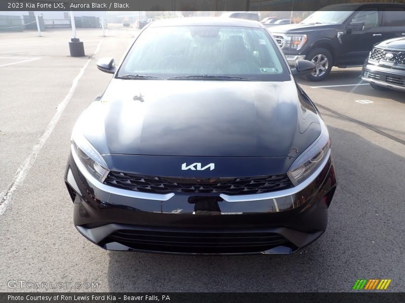 Aurora Black / Black 2023 Kia Forte LXS