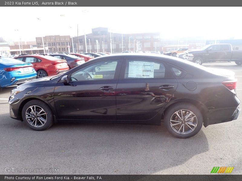 Aurora Black / Black 2023 Kia Forte LXS