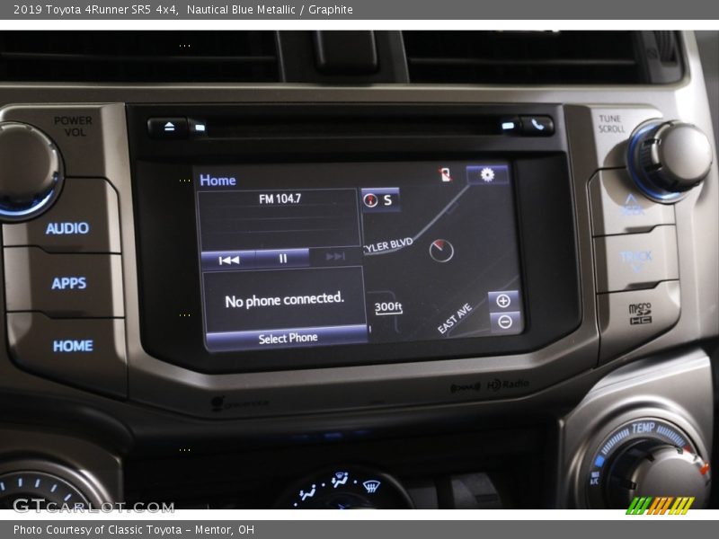 Nautical Blue Metallic / Graphite 2019 Toyota 4Runner SR5 4x4