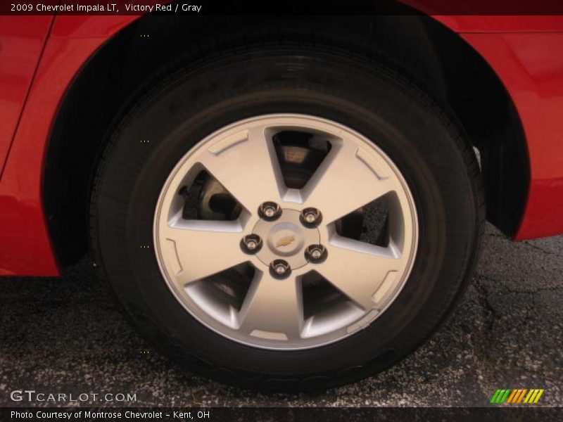 Victory Red / Gray 2009 Chevrolet Impala LT
