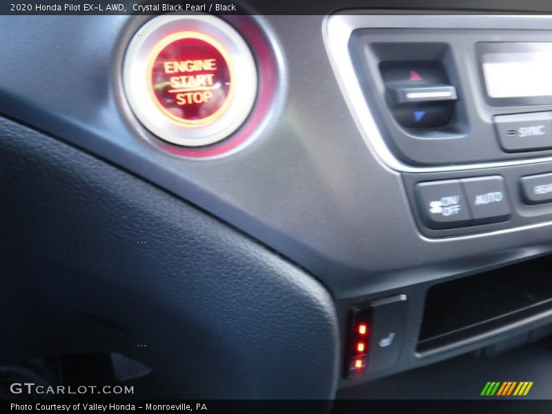 Crystal Black Pearl / Black 2020 Honda Pilot EX-L AWD