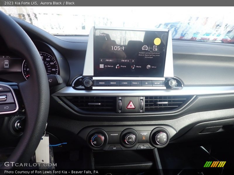Aurora Black / Black 2023 Kia Forte LXS