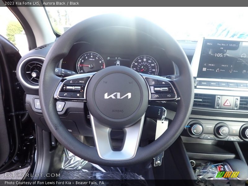 Aurora Black / Black 2023 Kia Forte LXS