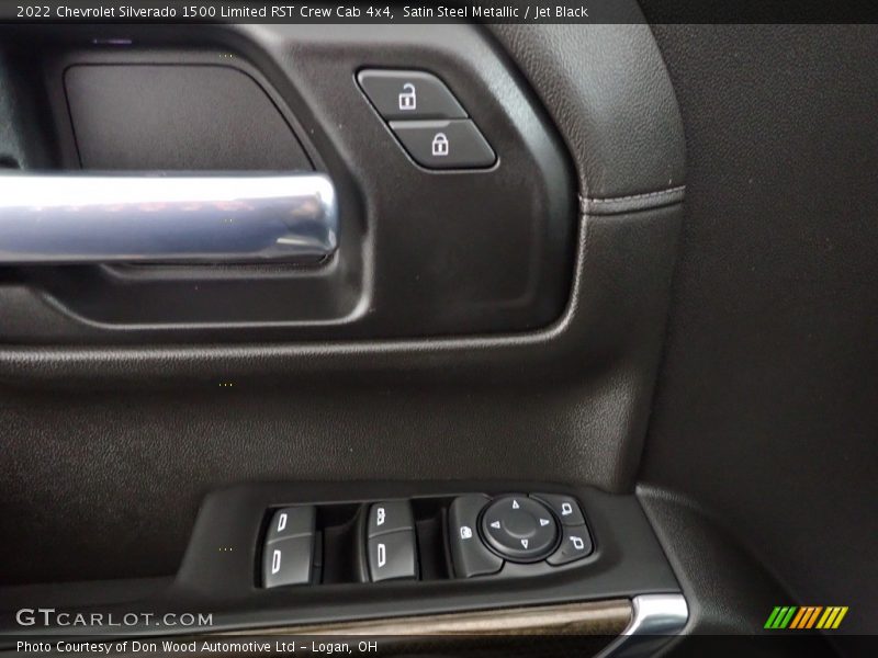 Satin Steel Metallic / Jet Black 2022 Chevrolet Silverado 1500 Limited RST Crew Cab 4x4