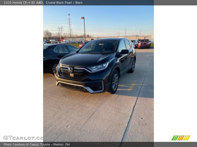 Crystal Black Pearl / Black 2020 Honda CR-V EX AWD