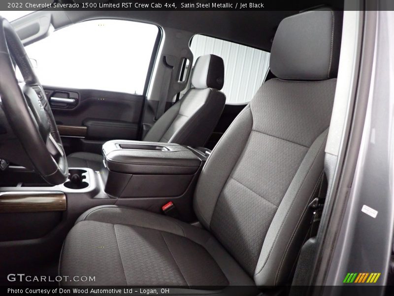 Satin Steel Metallic / Jet Black 2022 Chevrolet Silverado 1500 Limited RST Crew Cab 4x4