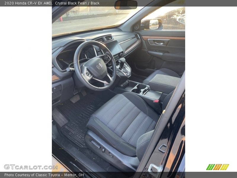 Crystal Black Pearl / Black 2020 Honda CR-V EX AWD