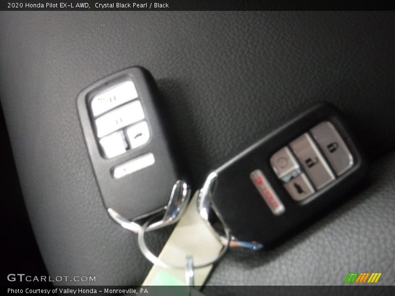 Crystal Black Pearl / Black 2020 Honda Pilot EX-L AWD