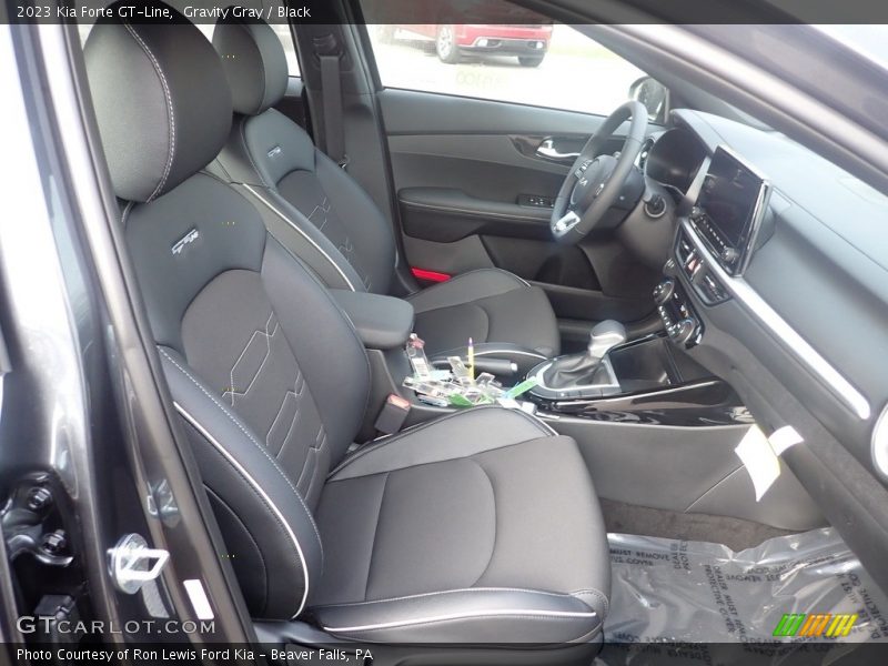 Gravity Gray / Black 2023 Kia Forte GT-Line