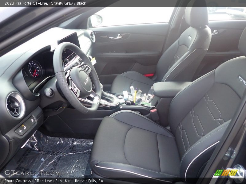 Gravity Gray / Black 2023 Kia Forte GT-Line