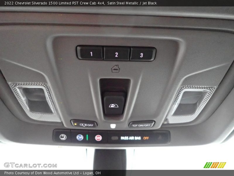 Satin Steel Metallic / Jet Black 2022 Chevrolet Silverado 1500 Limited RST Crew Cab 4x4
