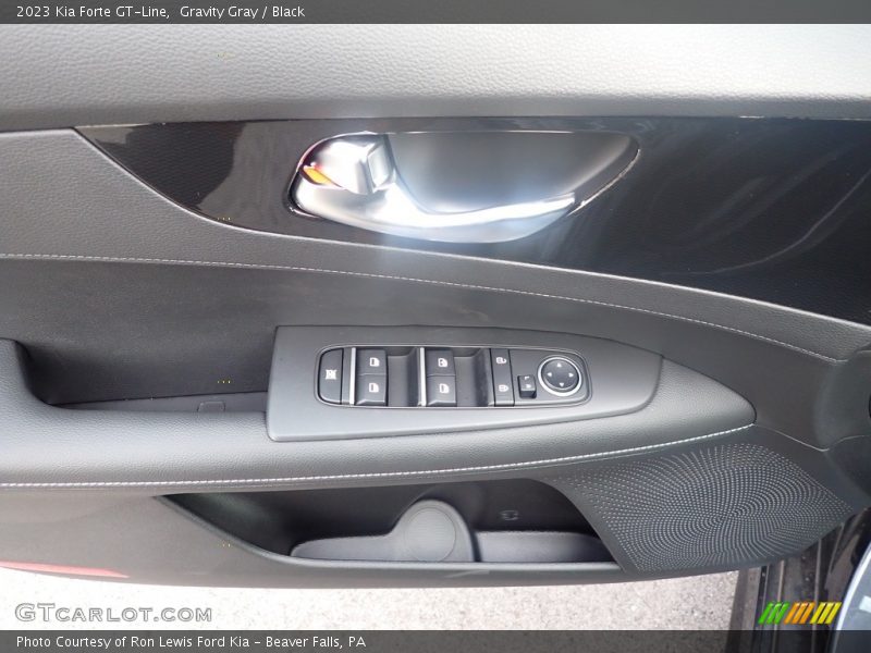 Gravity Gray / Black 2023 Kia Forte GT-Line