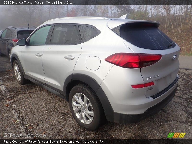 Molten Silver / Gray 2019 Hyundai Tucson Value