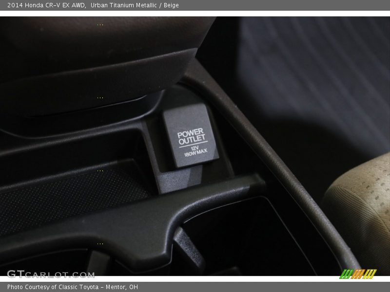 Urban Titanium Metallic / Beige 2014 Honda CR-V EX AWD