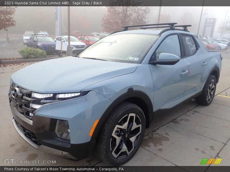 Sage Gray / Black 2023 Hyundai Santa Cruz Limited AWD