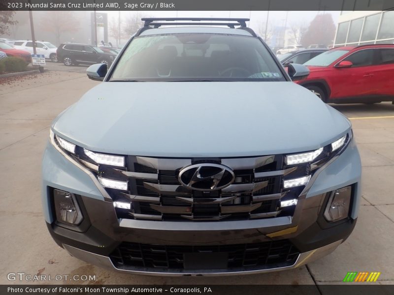 Sage Gray / Black 2023 Hyundai Santa Cruz Limited AWD