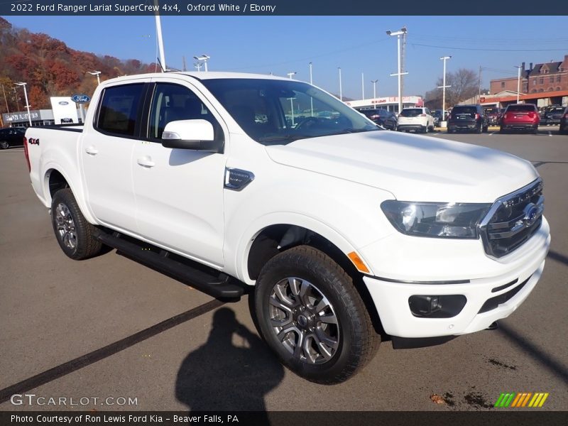 Oxford White / Ebony 2022 Ford Ranger Lariat SuperCrew 4x4