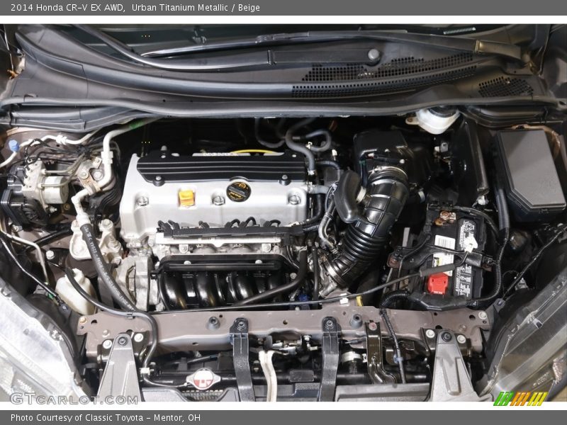 Urban Titanium Metallic / Beige 2014 Honda CR-V EX AWD