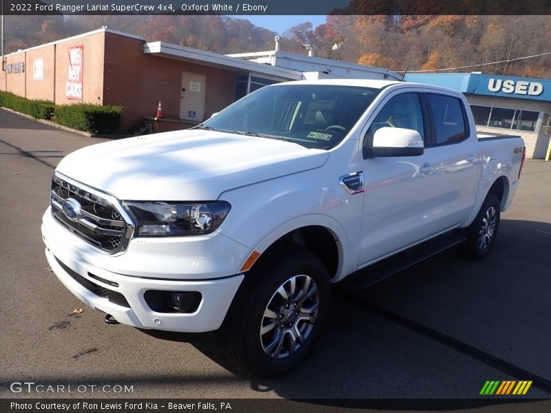 Oxford White / Ebony 2022 Ford Ranger Lariat SuperCrew 4x4