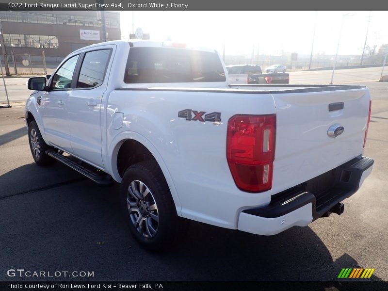 Oxford White / Ebony 2022 Ford Ranger Lariat SuperCrew 4x4
