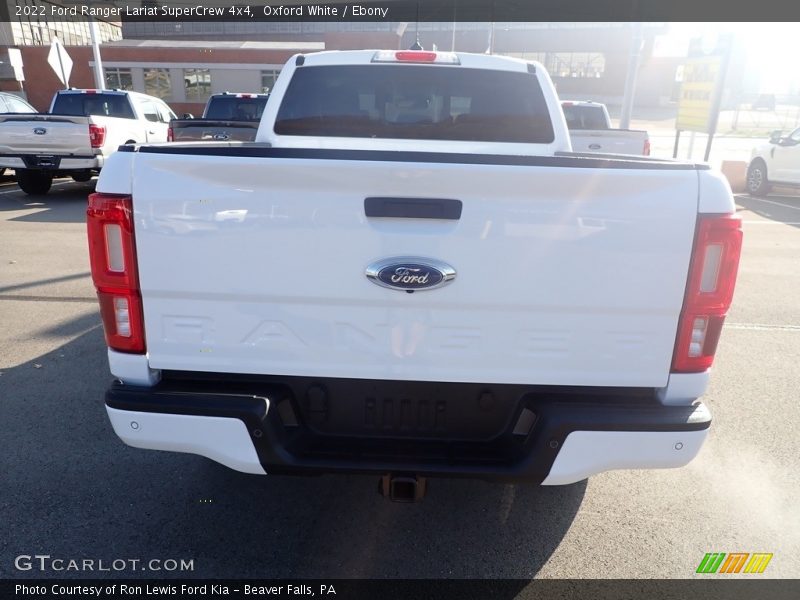 Oxford White / Ebony 2022 Ford Ranger Lariat SuperCrew 4x4