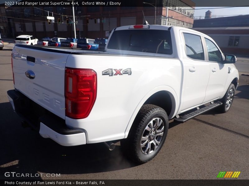 Oxford White / Ebony 2022 Ford Ranger Lariat SuperCrew 4x4