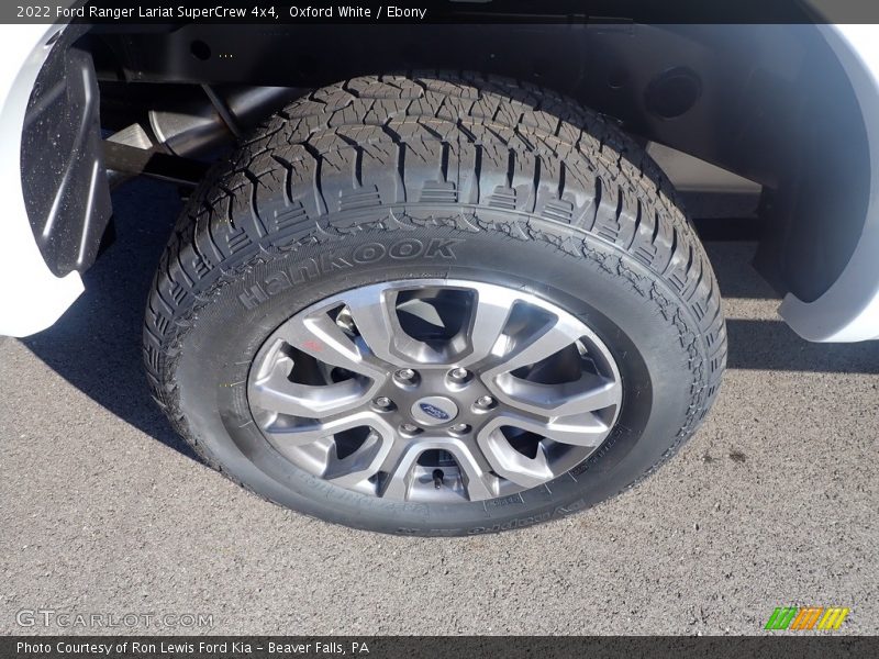 Oxford White / Ebony 2022 Ford Ranger Lariat SuperCrew 4x4