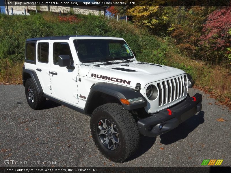Front 3/4 View of 2020 Wrangler Unlimited Rubicon 4x4