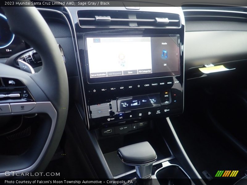 Sage Gray / Black 2023 Hyundai Santa Cruz Limited AWD