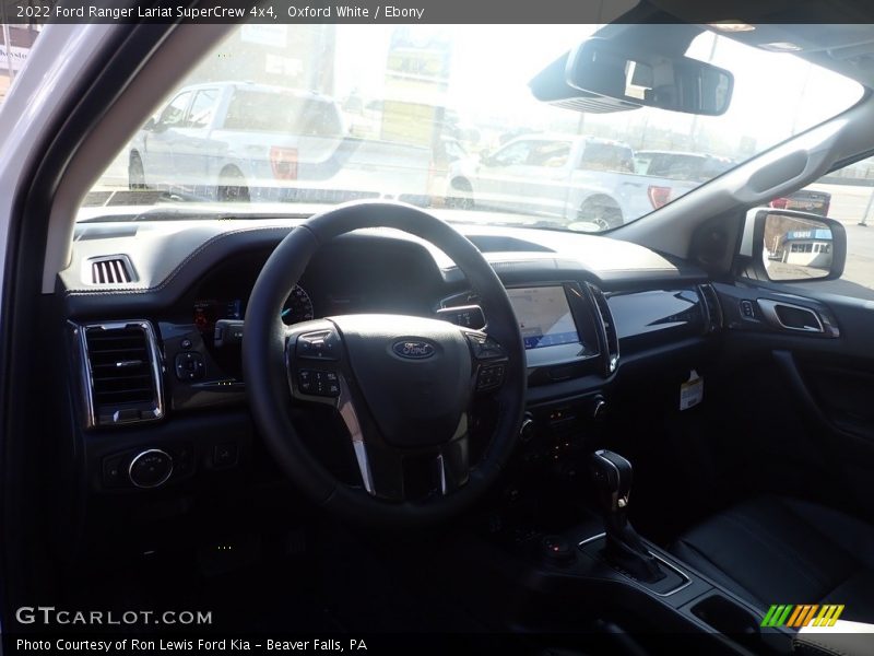 Oxford White / Ebony 2022 Ford Ranger Lariat SuperCrew 4x4