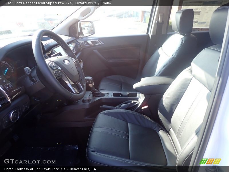 Oxford White / Ebony 2022 Ford Ranger Lariat SuperCrew 4x4