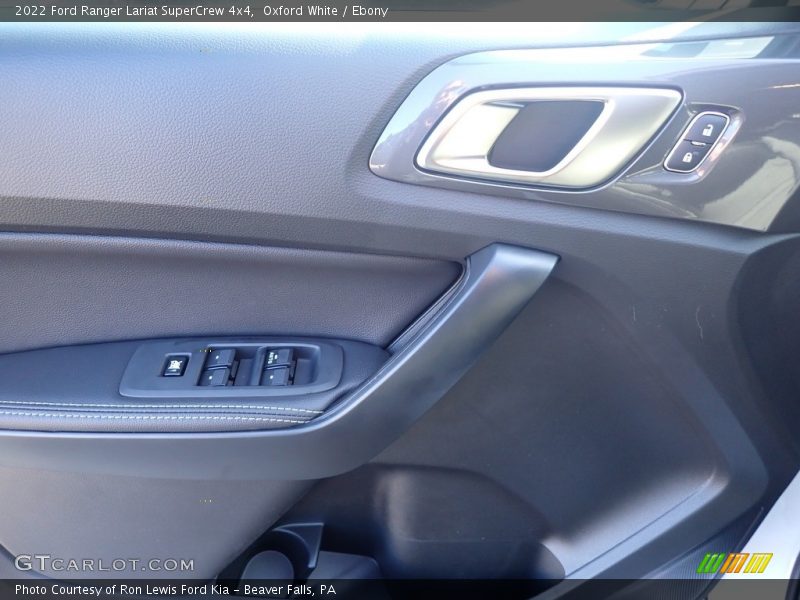 Oxford White / Ebony 2022 Ford Ranger Lariat SuperCrew 4x4