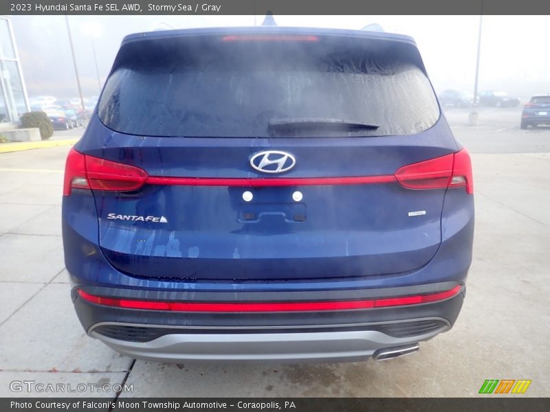 Stormy Sea / Gray 2023 Hyundai Santa Fe SEL AWD