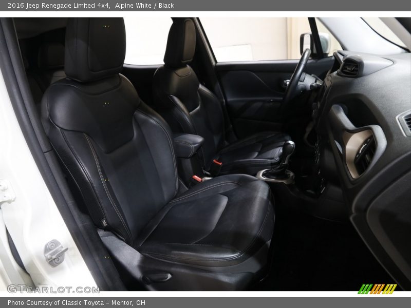 Alpine White / Black 2016 Jeep Renegade Limited 4x4