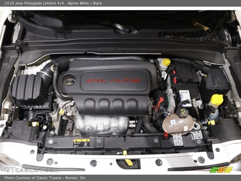 Alpine White / Black 2016 Jeep Renegade Limited 4x4