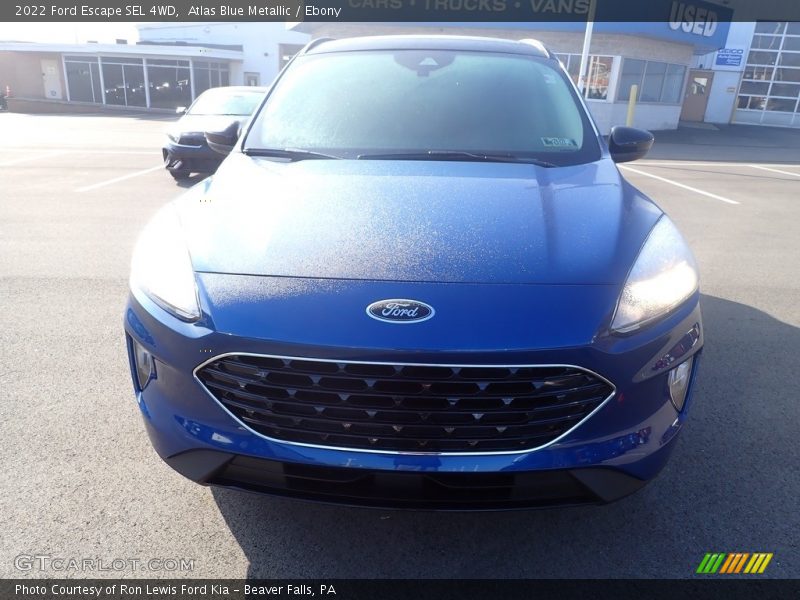 Atlas Blue Metallic / Ebony 2022 Ford Escape SEL 4WD