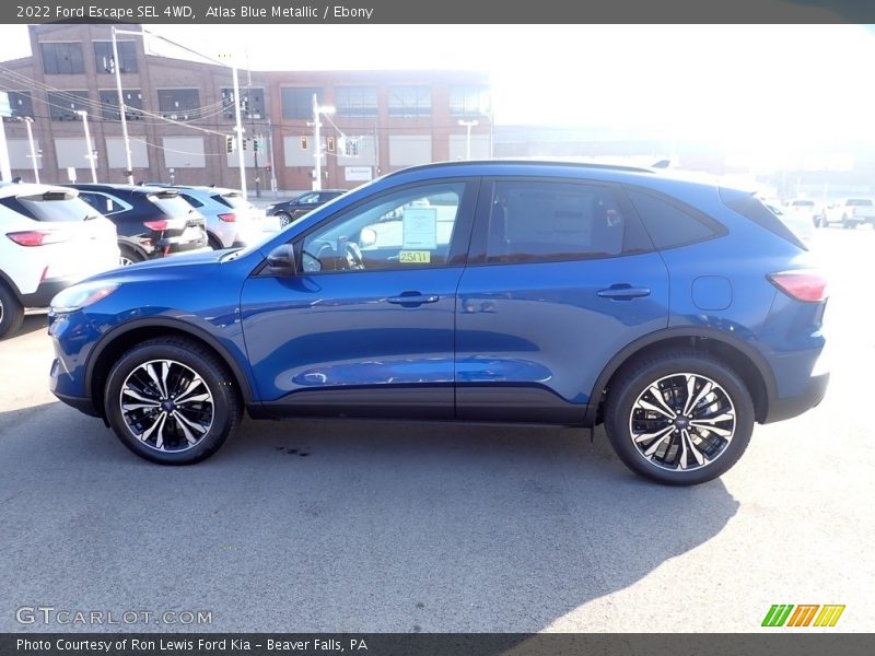 Atlas Blue Metallic / Ebony 2022 Ford Escape SEL 4WD