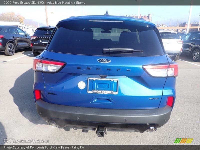 Atlas Blue Metallic / Ebony 2022 Ford Escape SEL 4WD